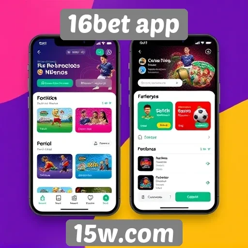 Análise da interface do usuário do 16bet app