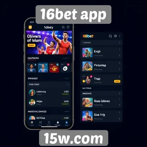 Avaliação da interface do usuário do 16bet app